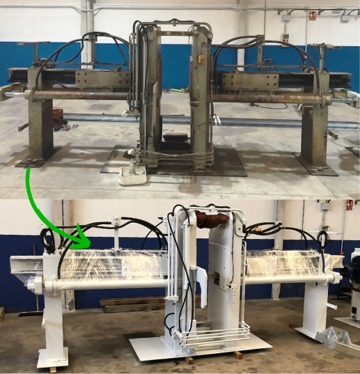 FR: Maquinaria industrial renovada, antes y después